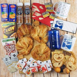 Desayuno Croissant Felicidades Papá. Desayunos a domicilio, regalos para papá