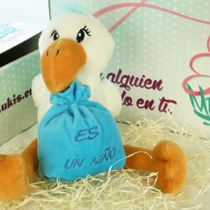 Peluche Bebé Cigüeña Azul (opción envío gratis)
