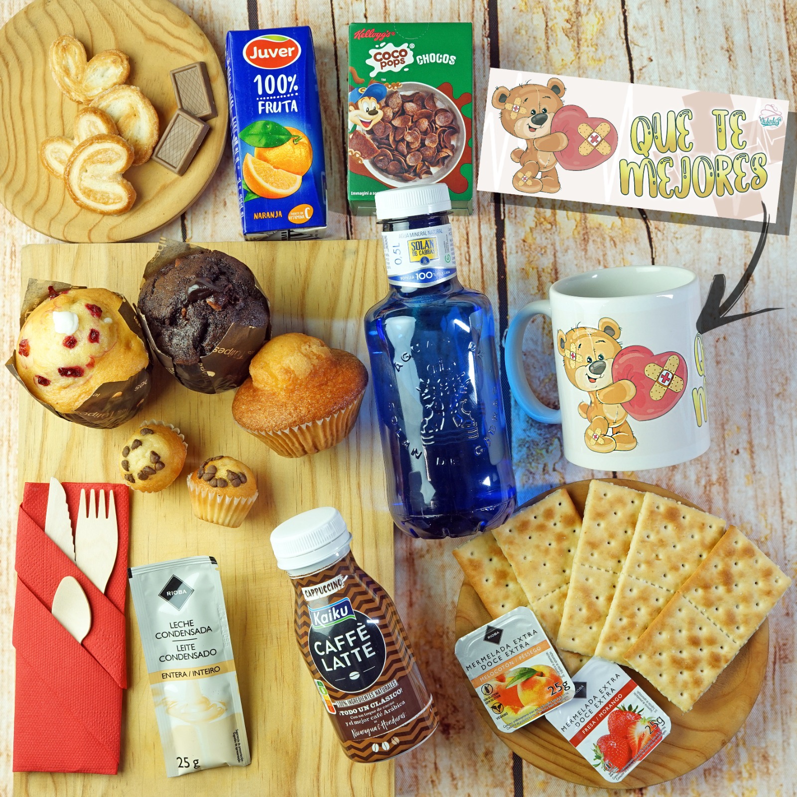 Desayuno a domicilio con osita enfermera